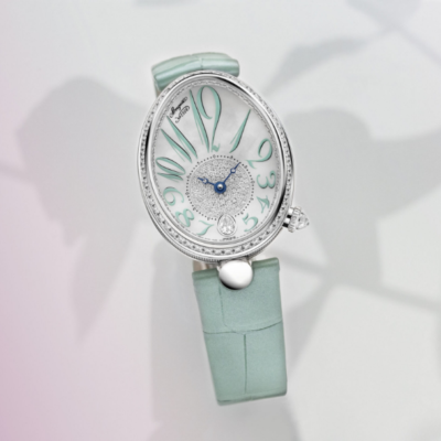 Counterfeit Breguet Reine de Naples 8918 Watch In Mint Green