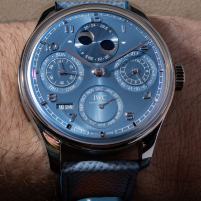 Replica IWC Portugieser Perpetual Calendar 44 Horizon Blue Watch