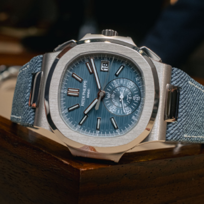 Counterfeit Patek Philippe Nautilus Flyback Chronograph Watch Reference 5980/60G-001